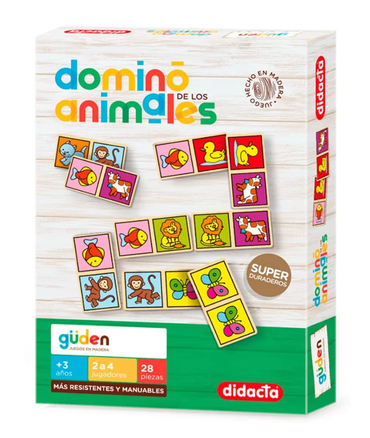 DOMINO ANIMALES MADERA