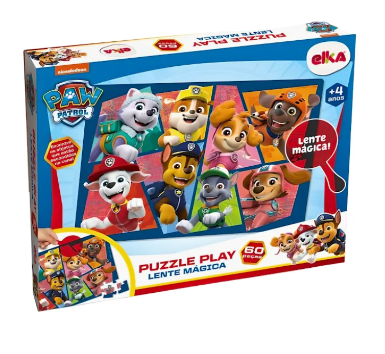 PUZZLE 60 PIEZAS - LENTE MÁGICO PAW PATROL