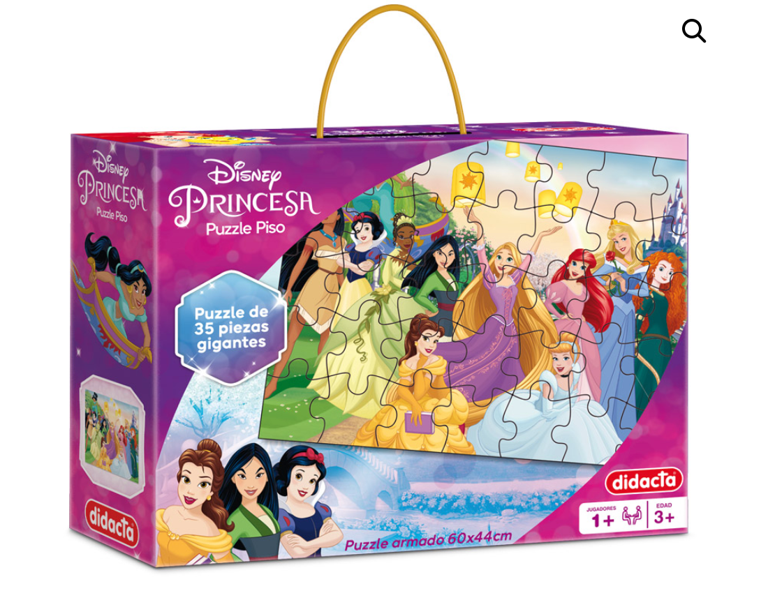PUZZLE PISO DE PRINCESAS 35 PIEZAS