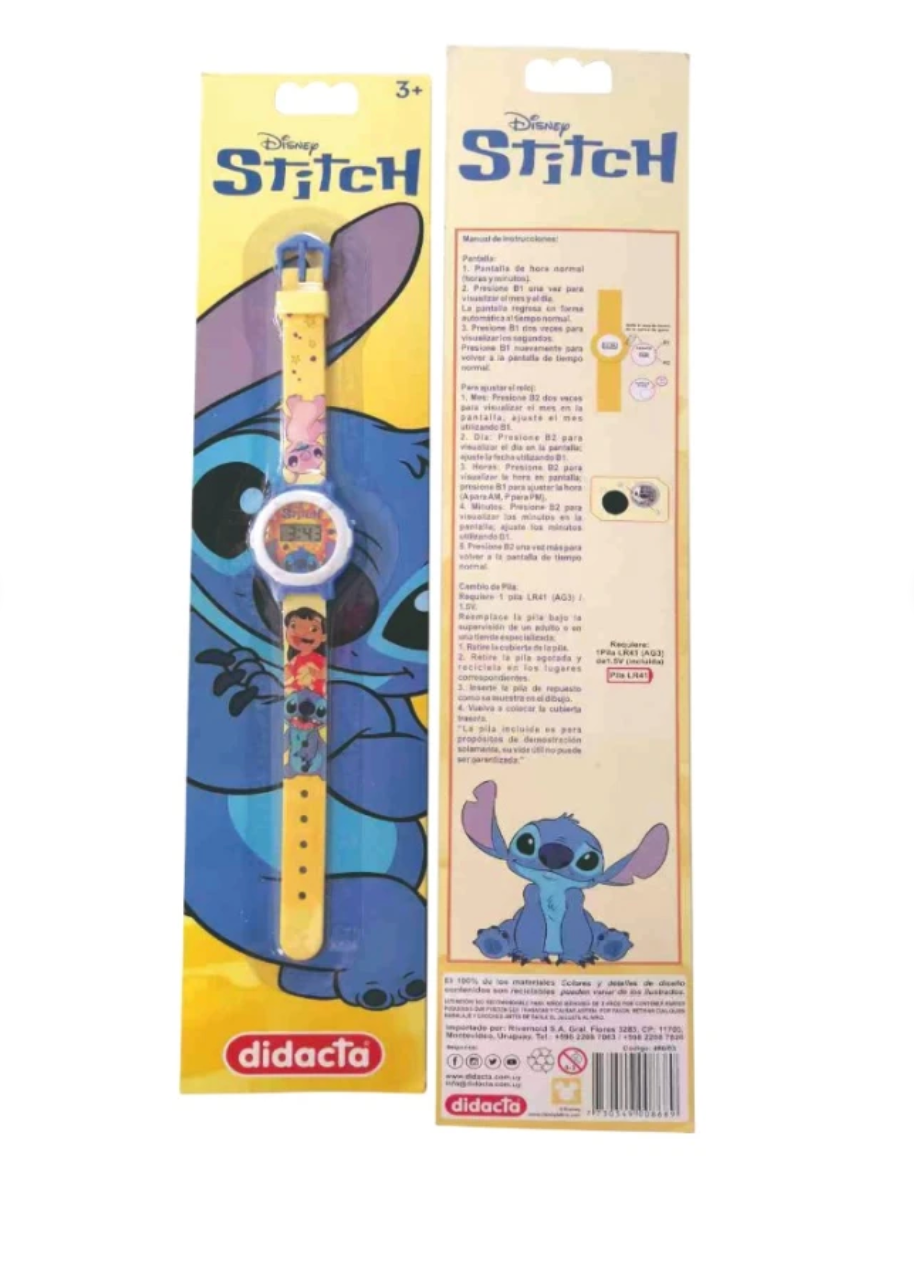 RELOJ STITCH