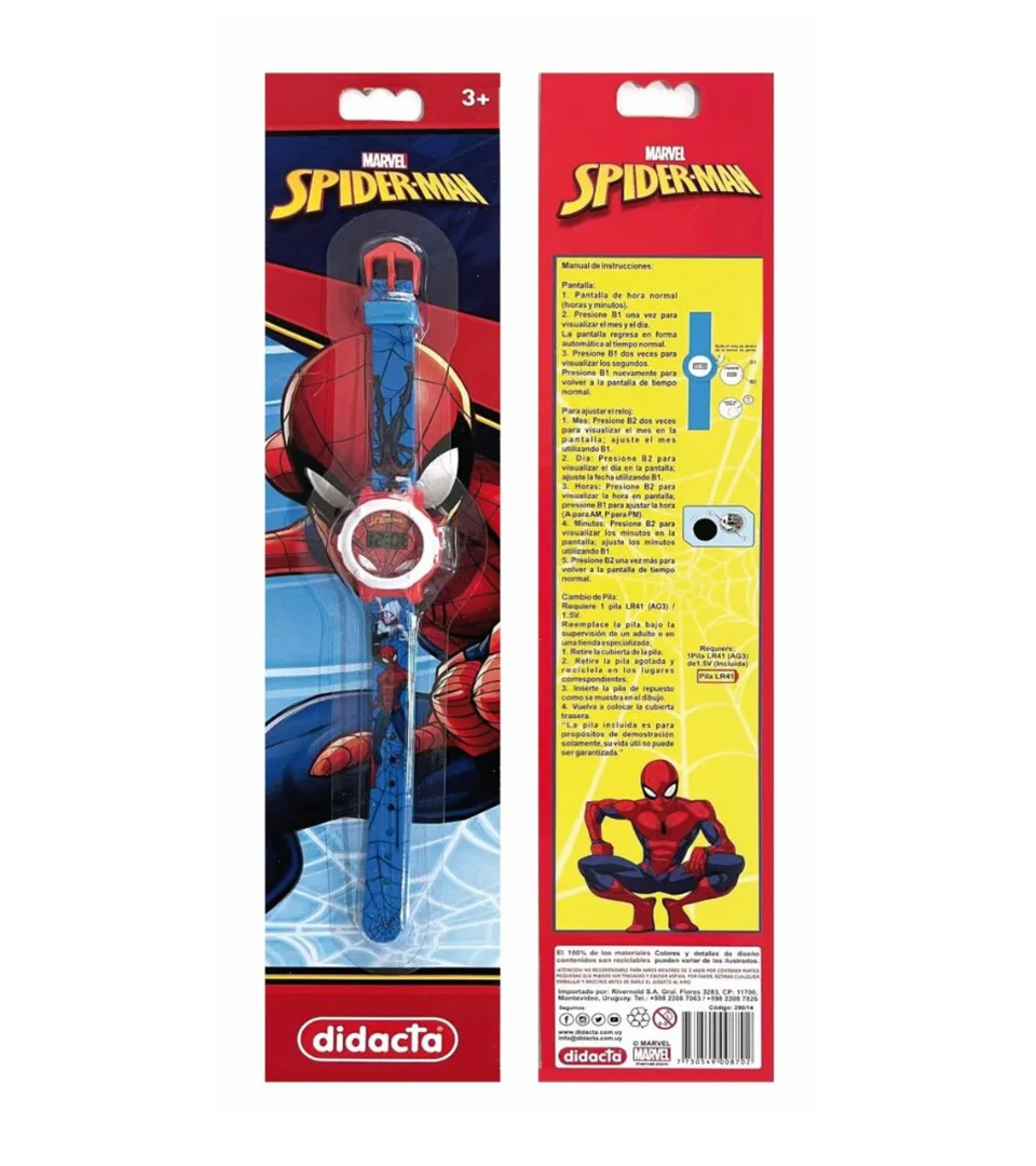RELOJ SPIDER MAN