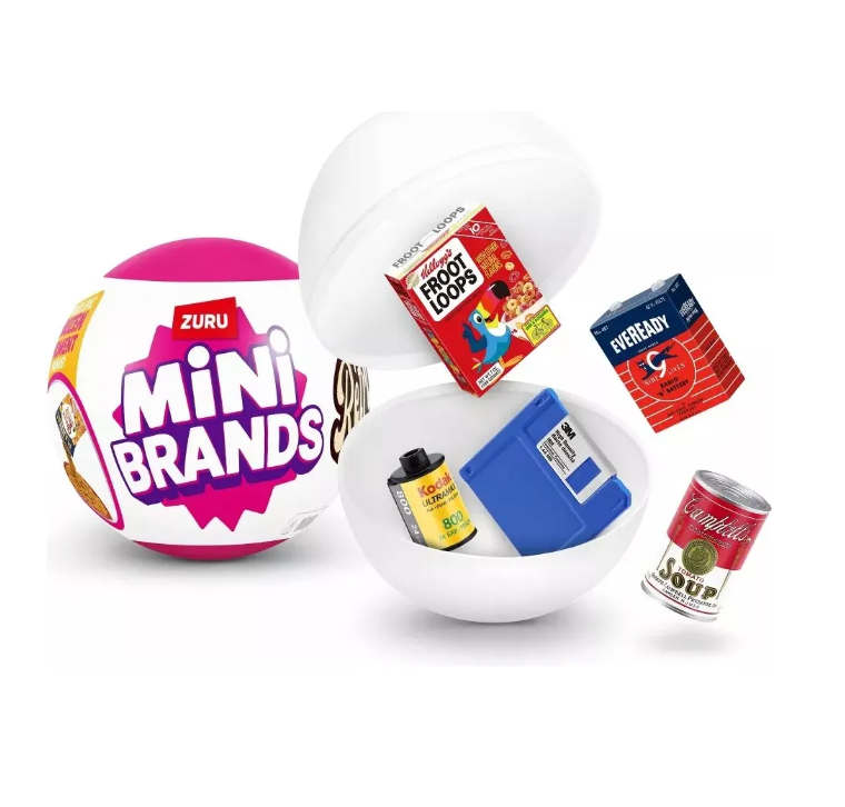 CÁPSULA SORPRESA MINI BRANDS RETRO