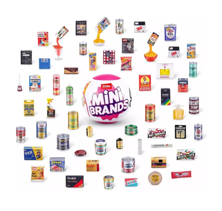 CÁPSULA SORPRESA MINI BRANDS RETRO