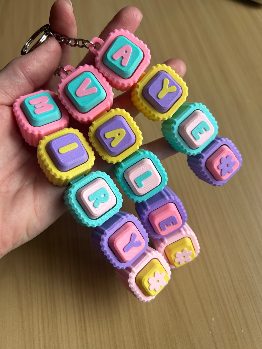 Llaveros articulados clickers personalizados
