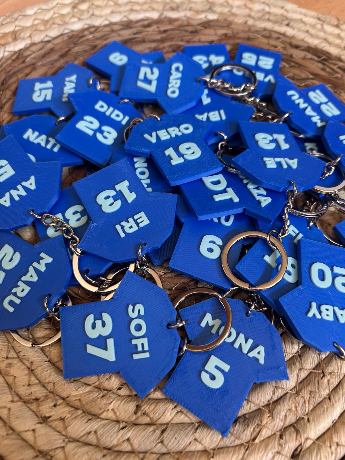 Llavero Camisetas personalizado x 10