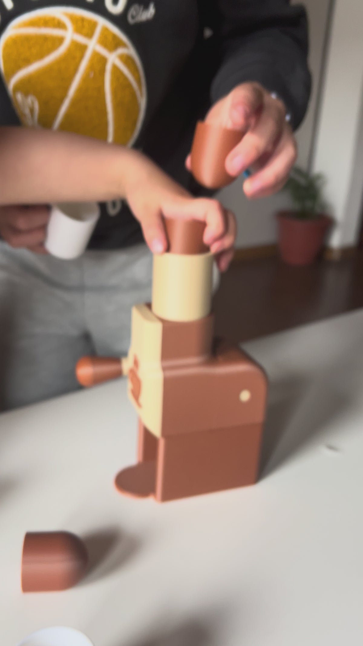 Cafetera de juguete con accesorios
